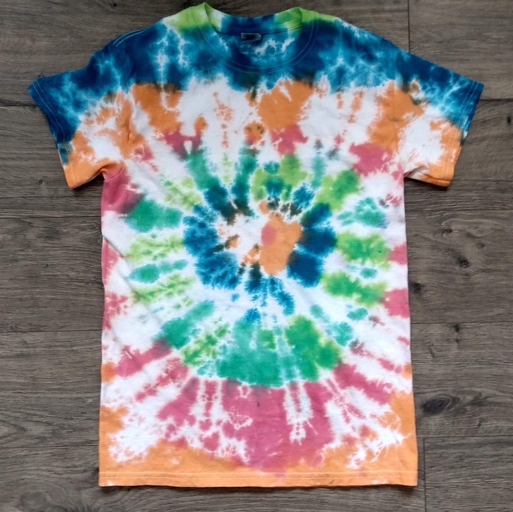 Custom made tie-dye tee